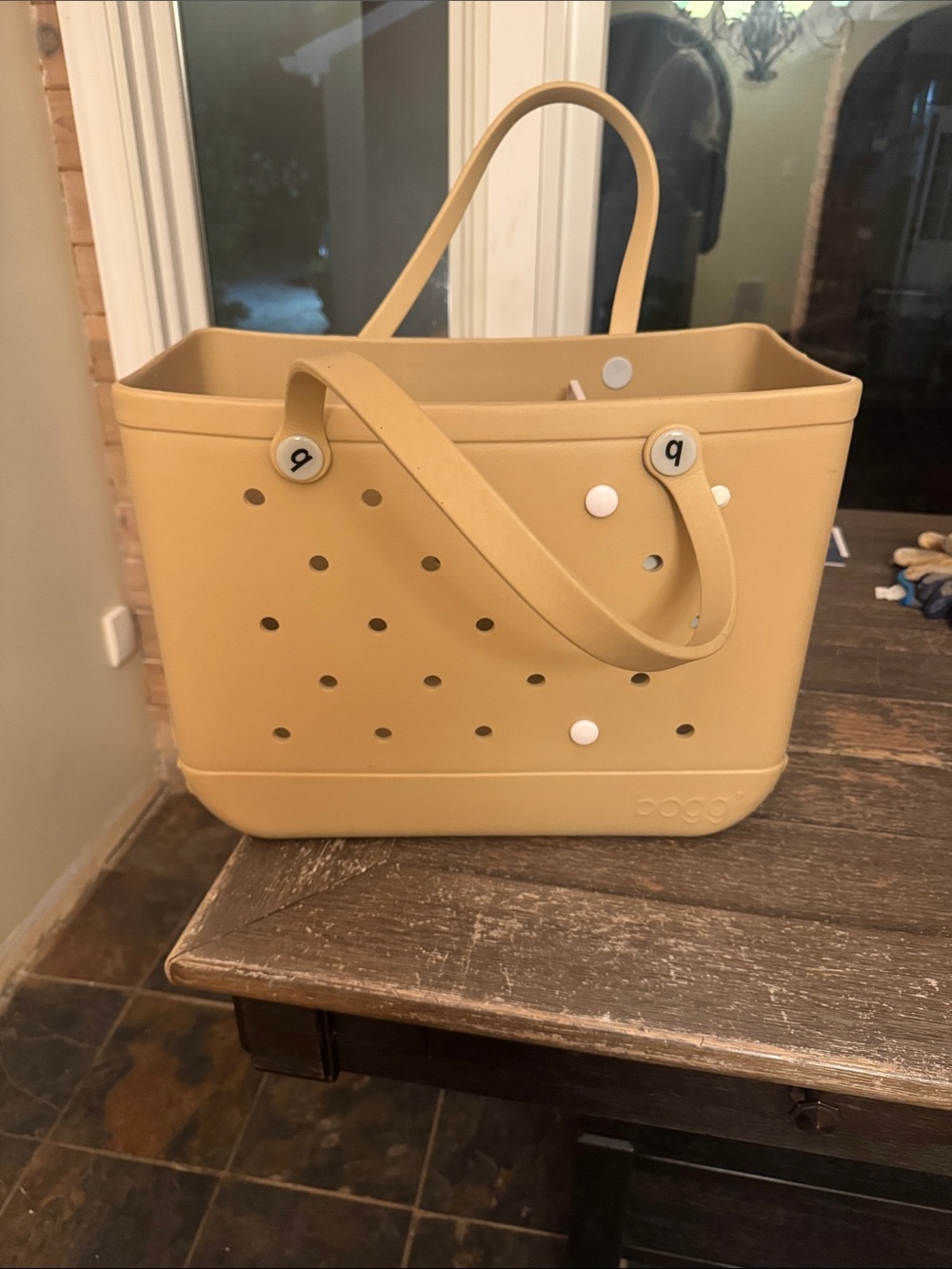 BOGG BAG Perforated Tote in Tan - Picture 3 of 4